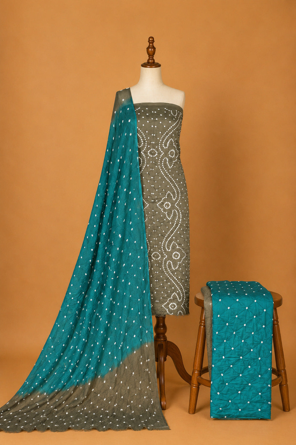 BANDHANI 2TON DUPATTA