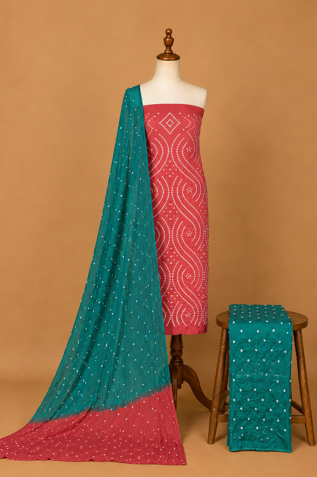 BANDHANI 2TON DUPATTA