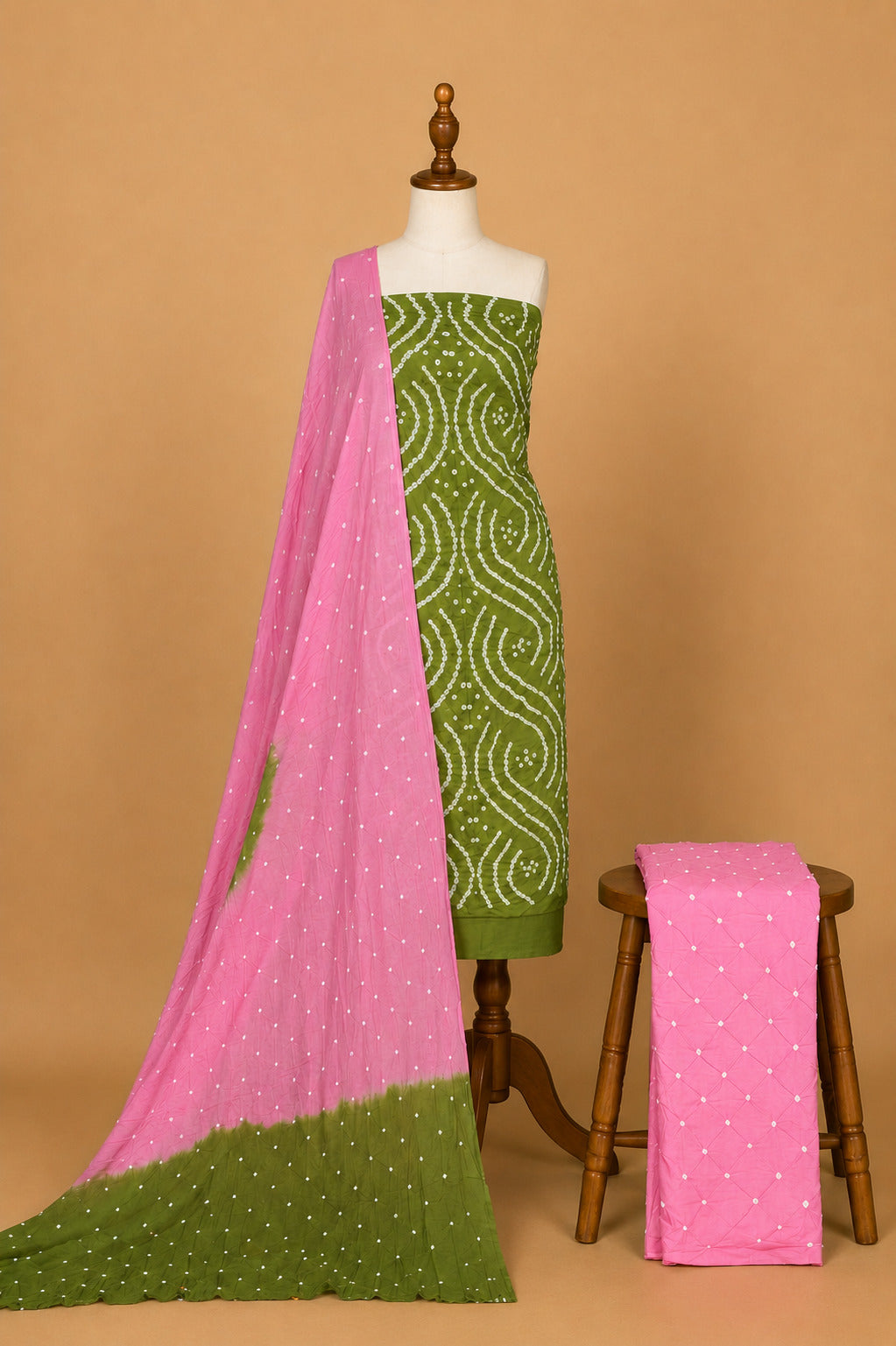 BANDHANI 2TON DUPATTA