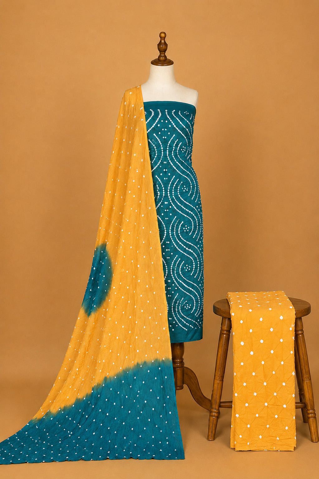 BANDHANI 2TON DUPATTA